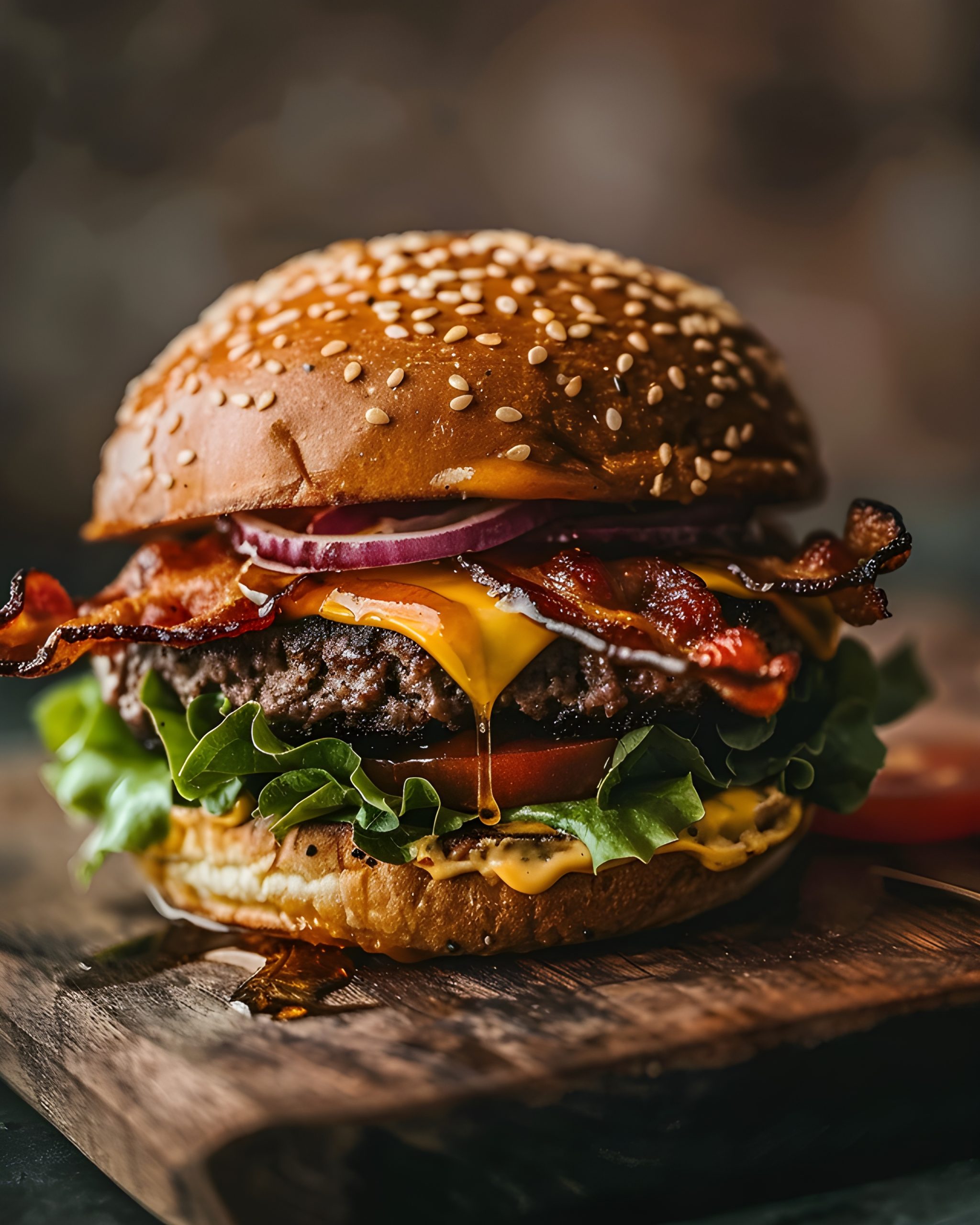 Juicy Bacon Cheeseburger Delight