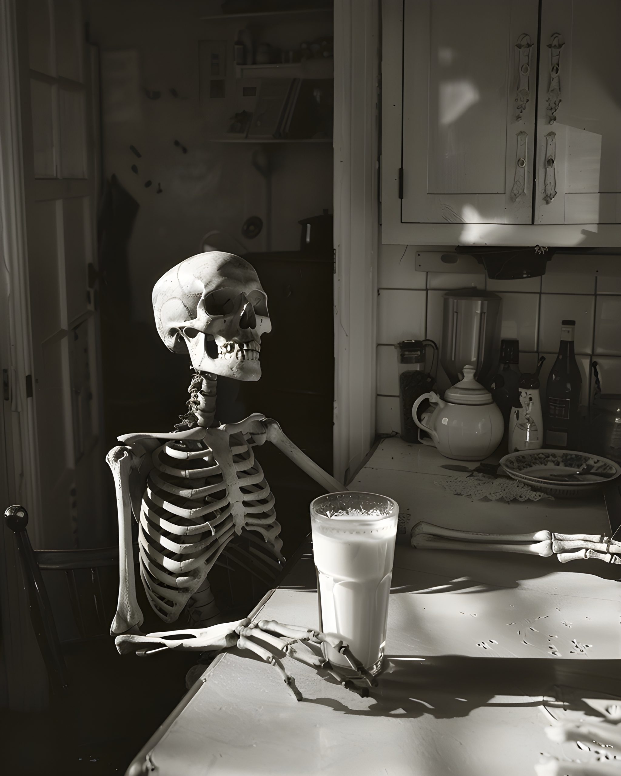 Skeleton’s Kitchen Milk Break