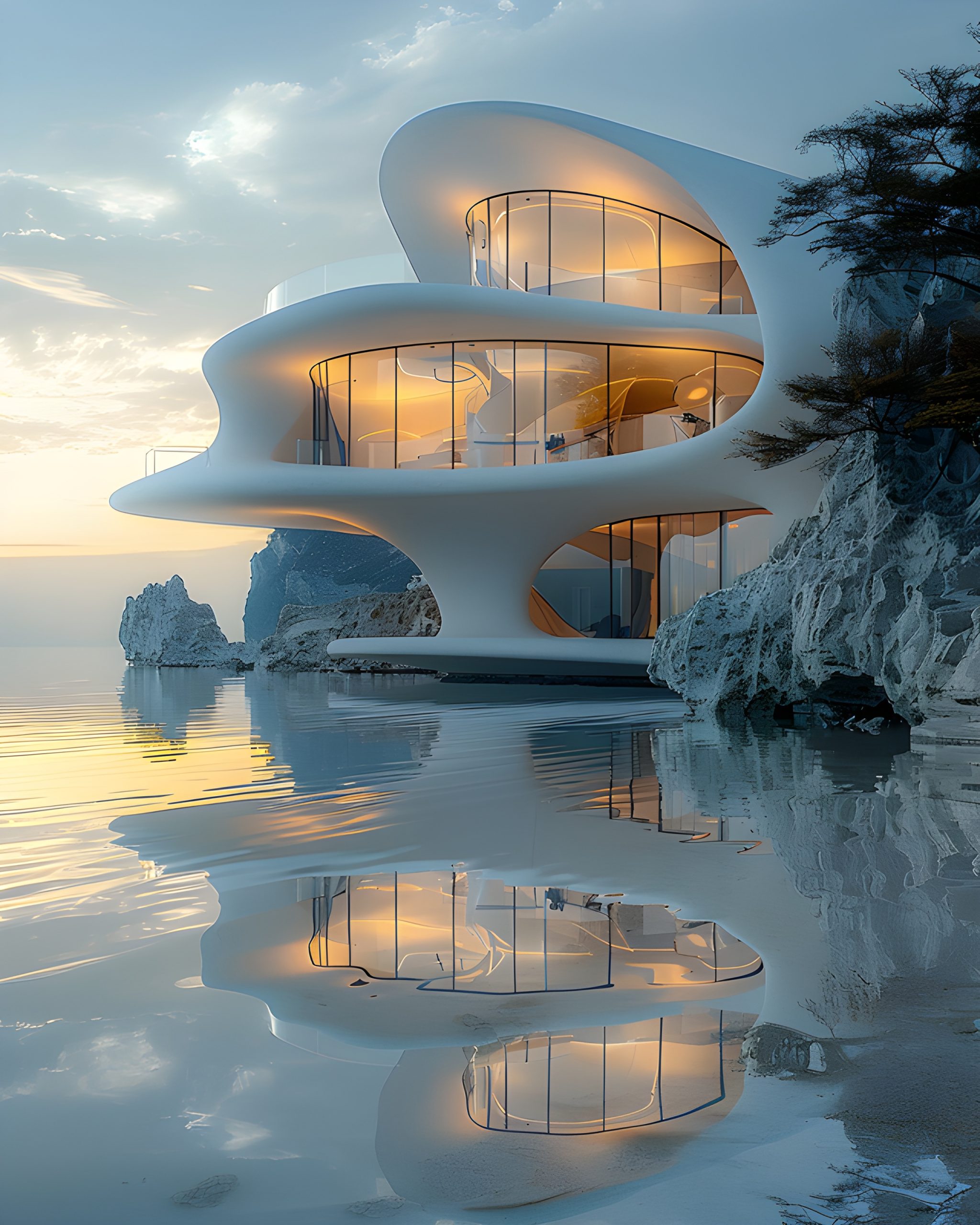 Futuristic Seascape Villa