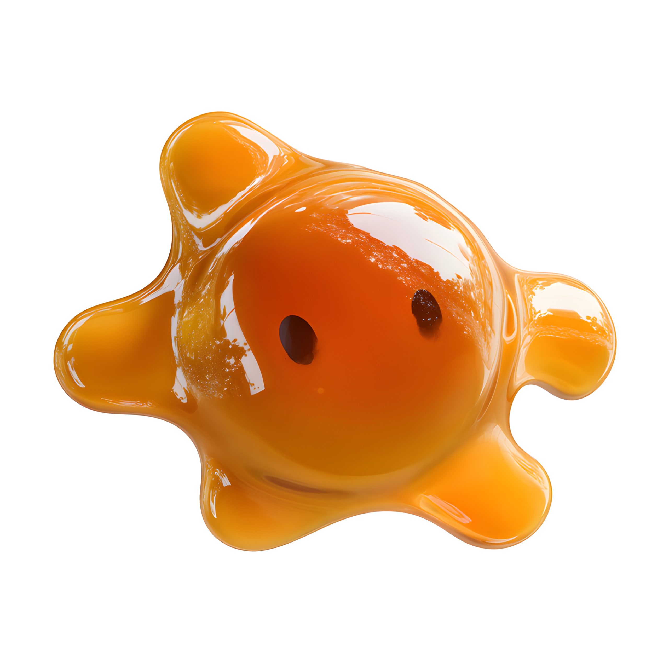 Gooey Caramel Blob Face