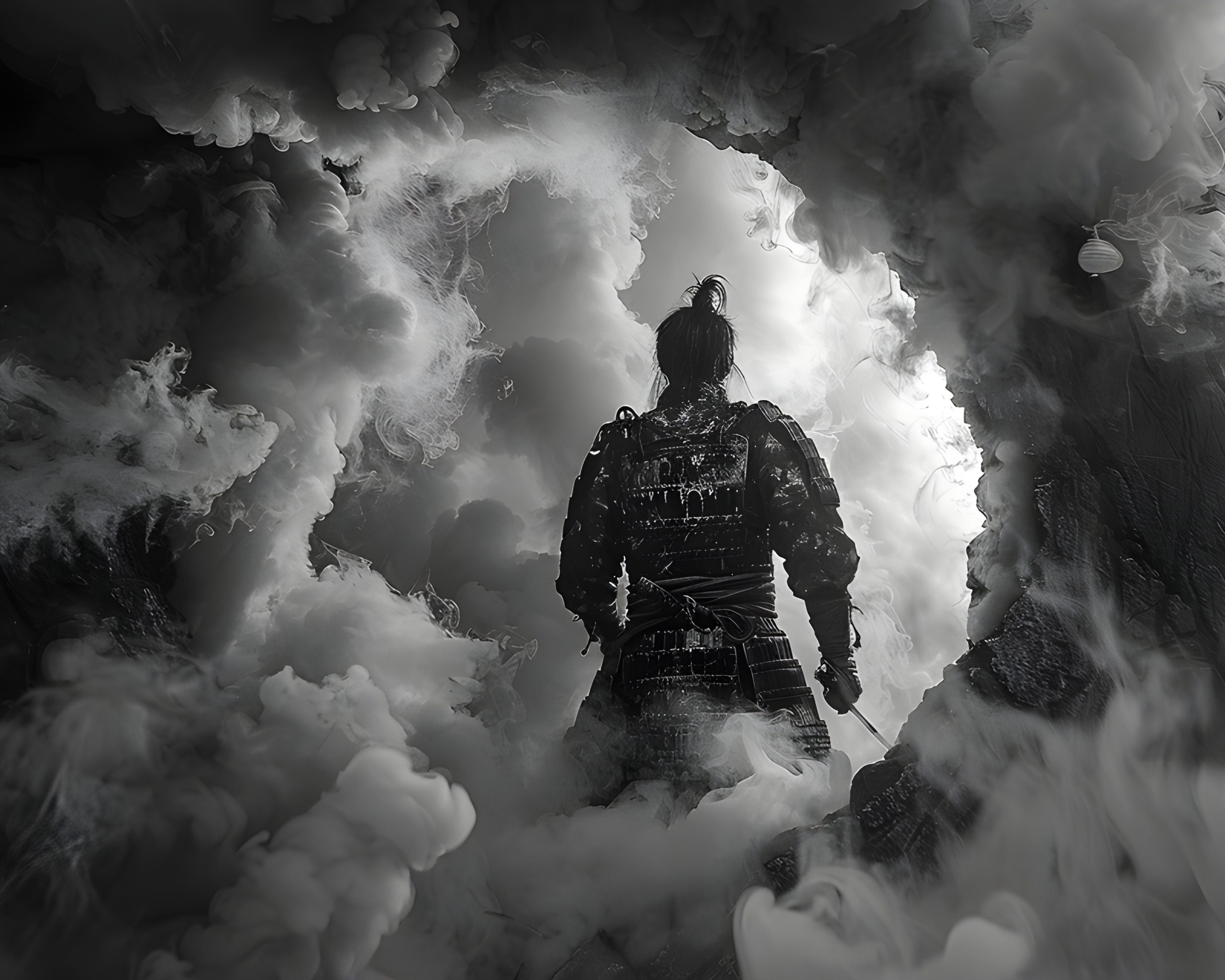 Samurai’s Smoke-Filled Path