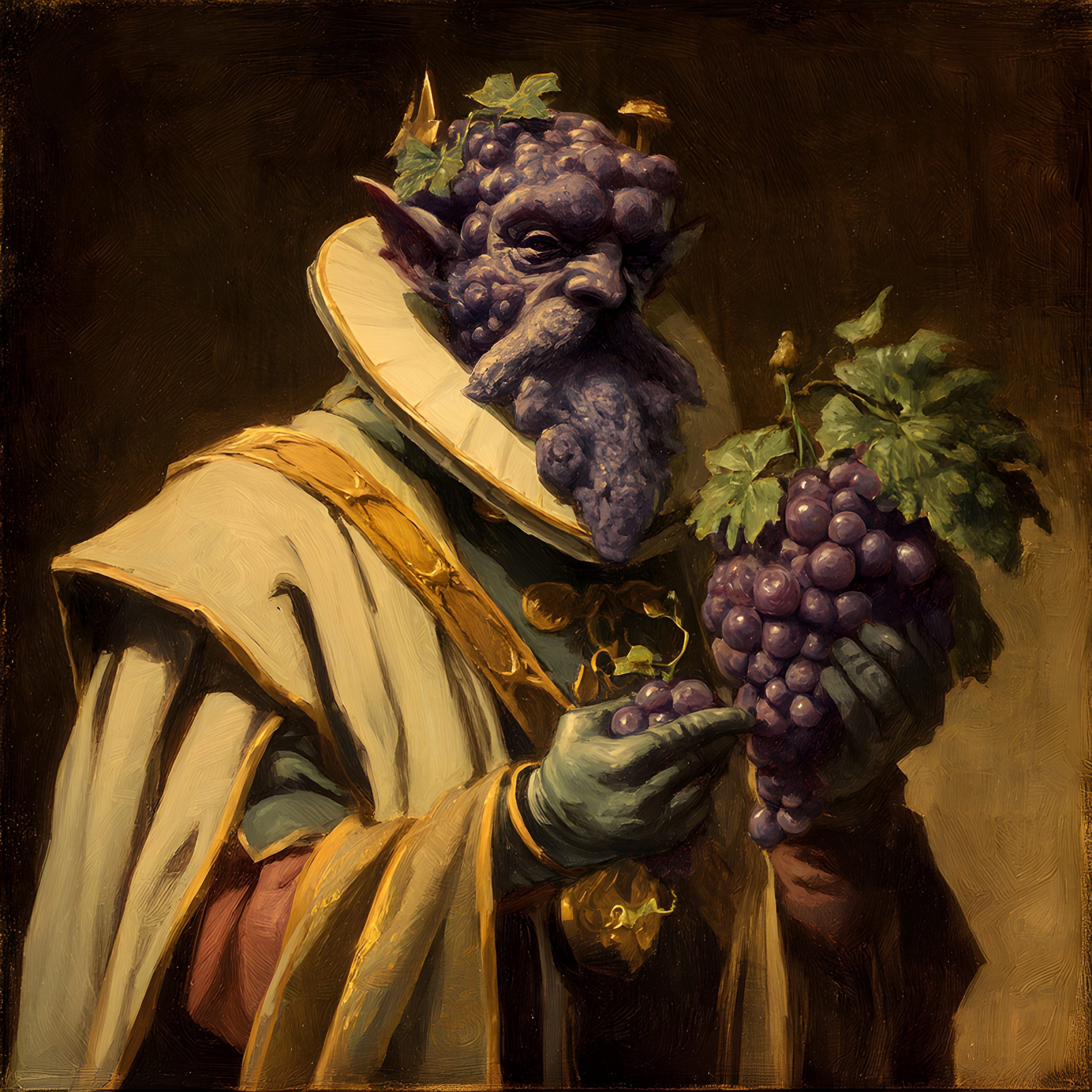 Grape King’s Harvest Portrait
