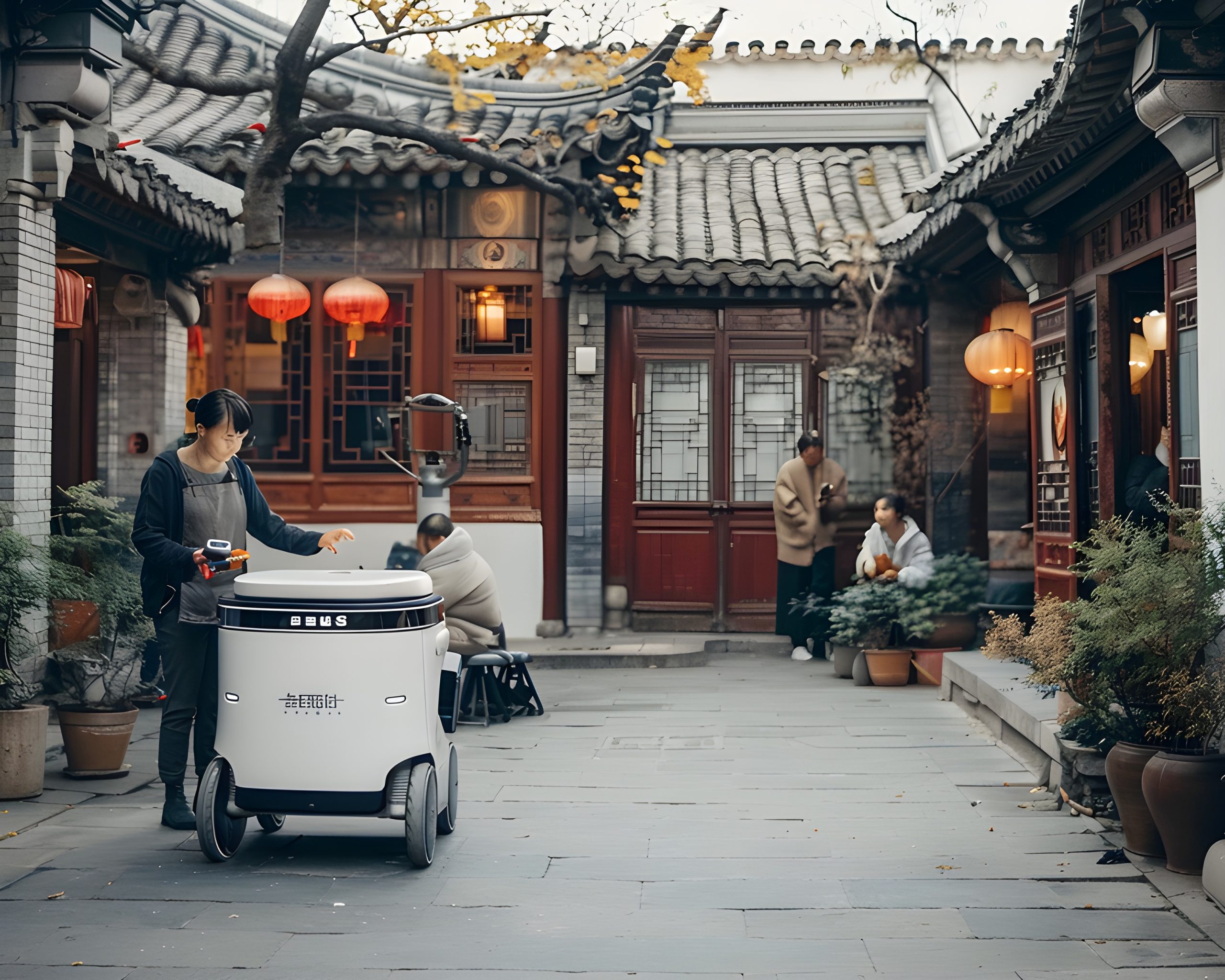 Automated Food Delivery in China