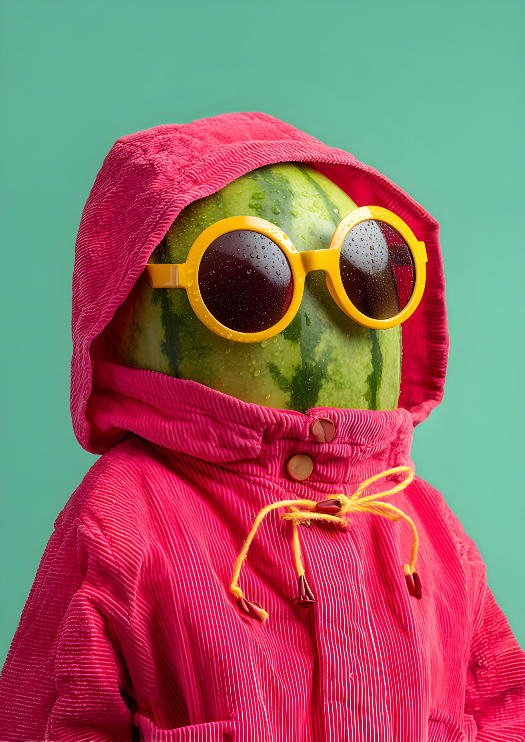Watermelon in a Pink Jacket