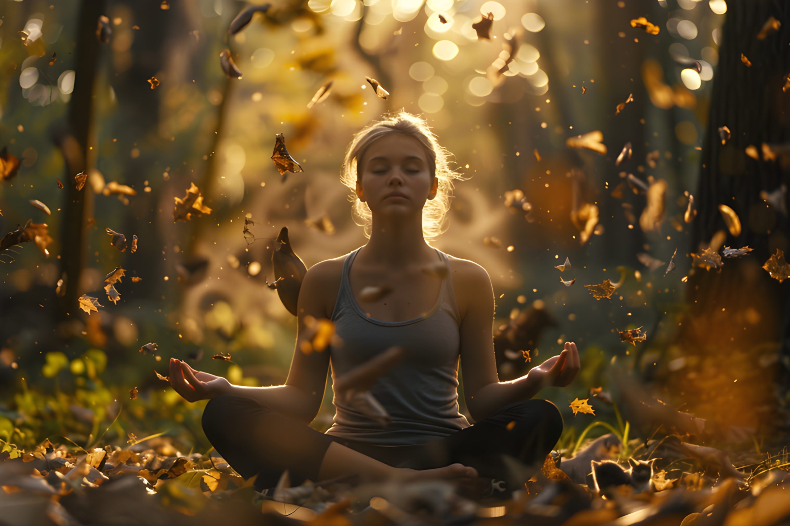 Autumnal Yoga Serenity