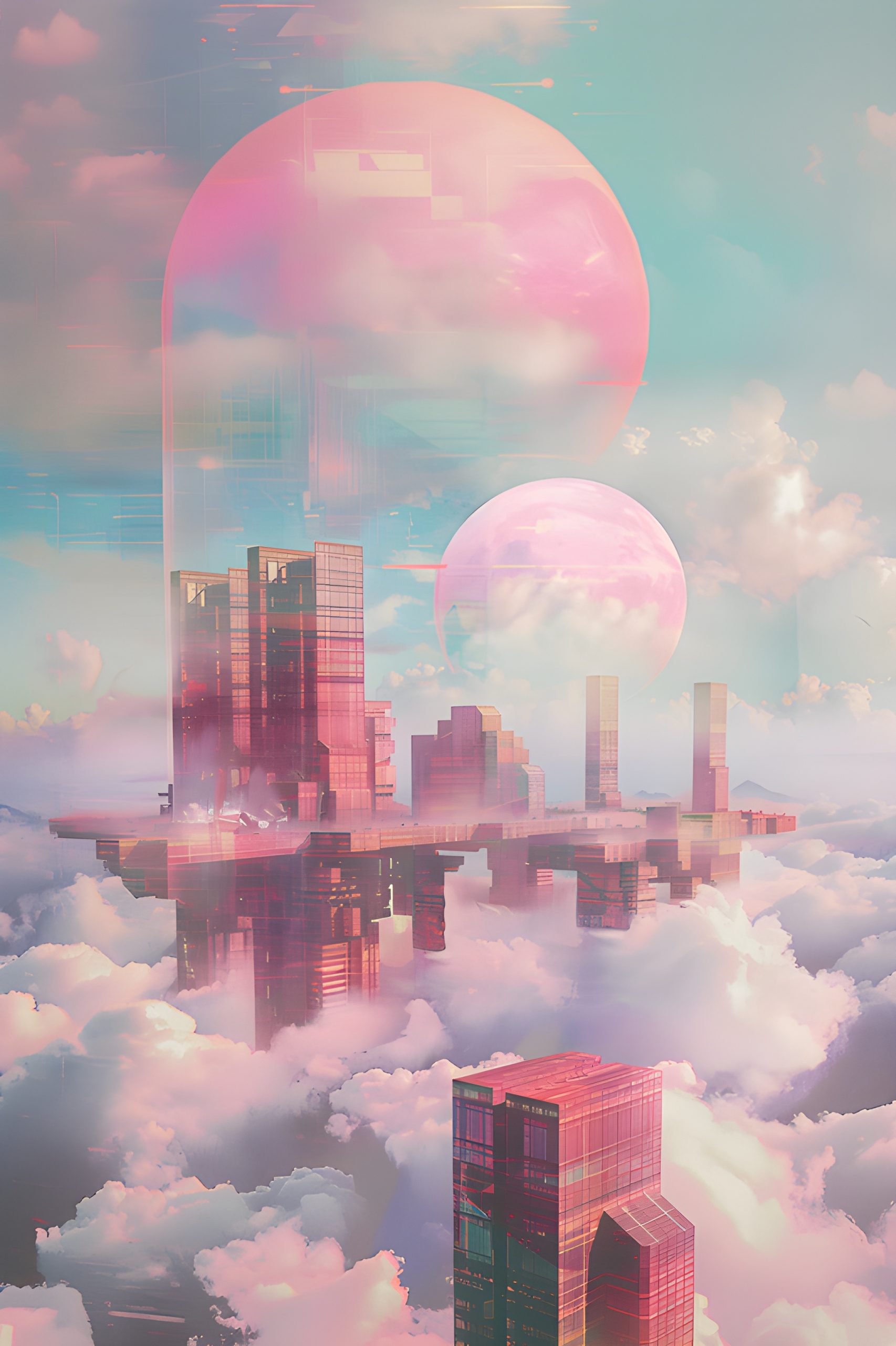 Cloud City Pastel Dreamscape