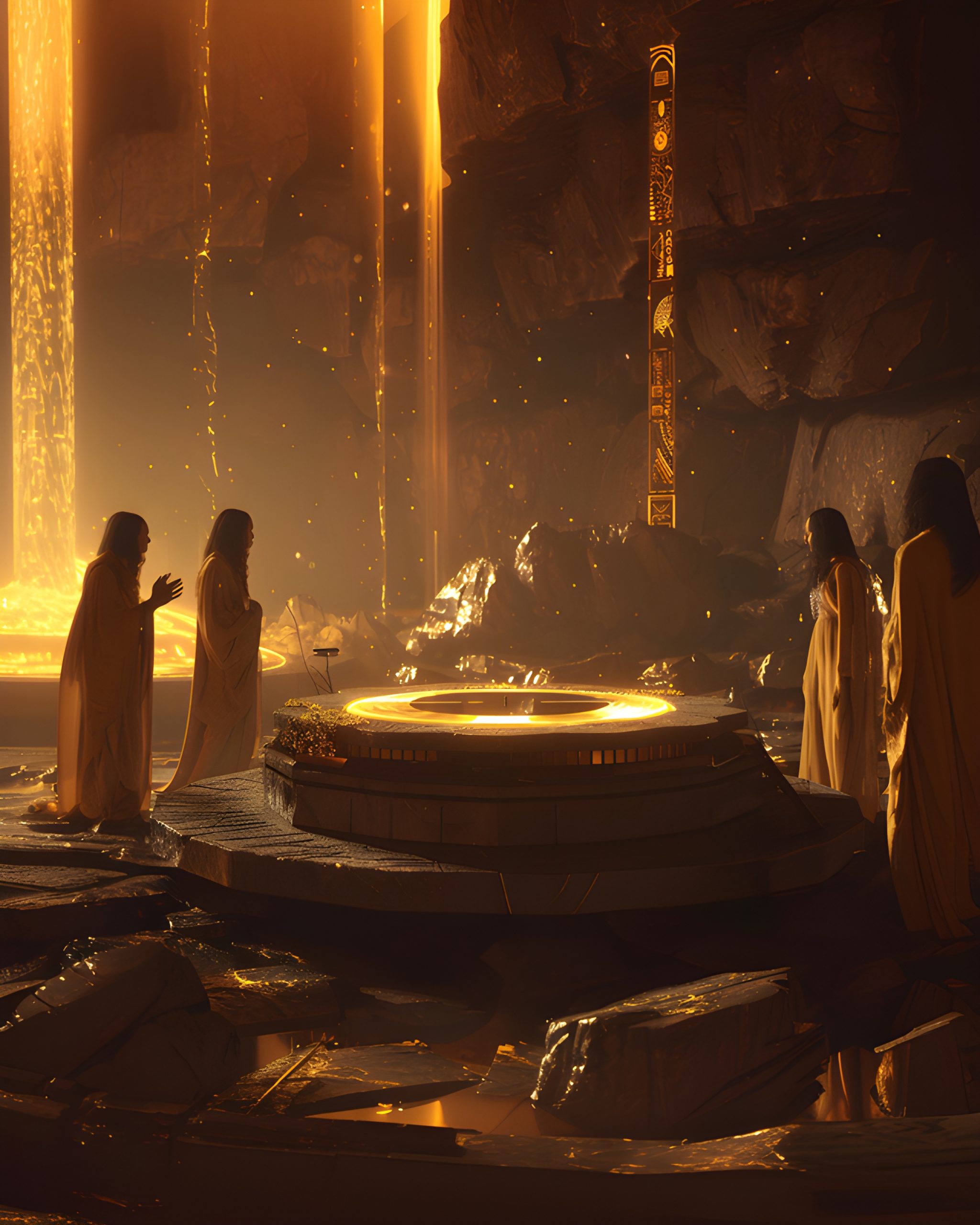 Golden Ritual Chamber