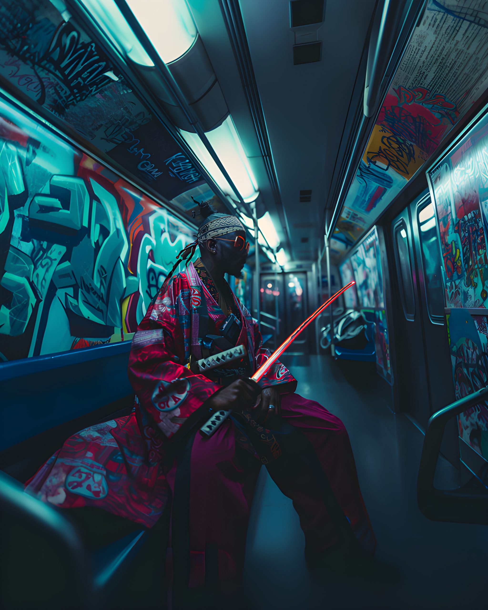 Samurai on the Subway