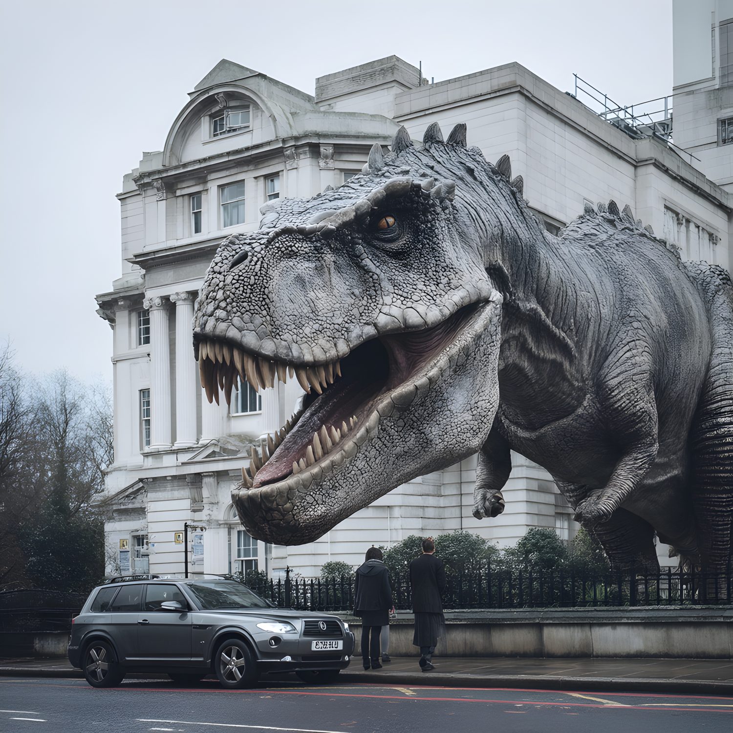 T-Rex in London City - Impossible Images - Unique stock images for ...