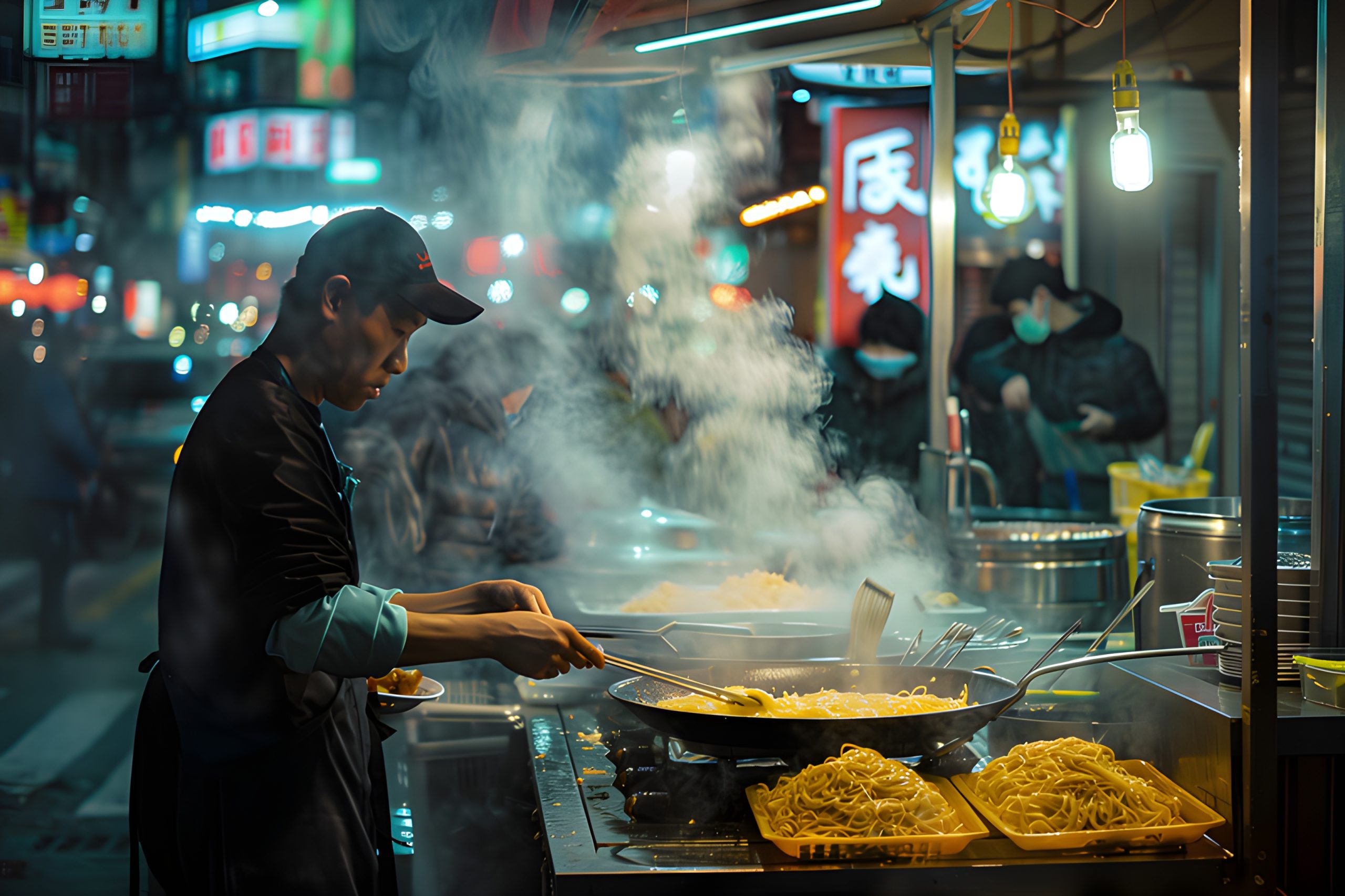 Night Market Noodles Steam and Chef