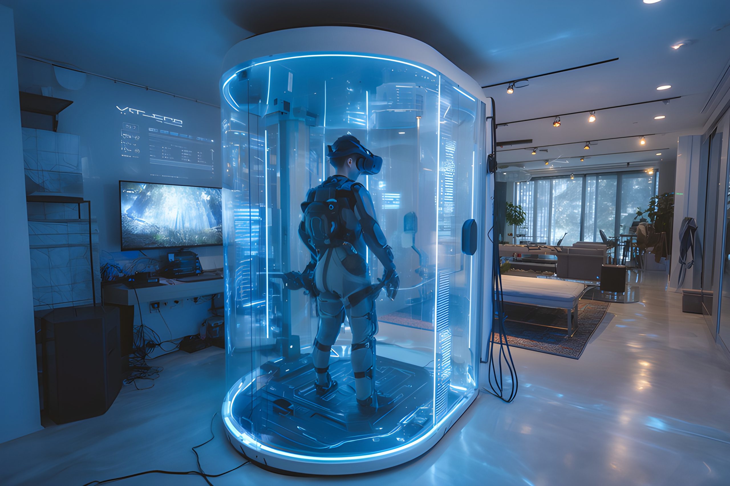 Immersive VR Haptic Suit Experience