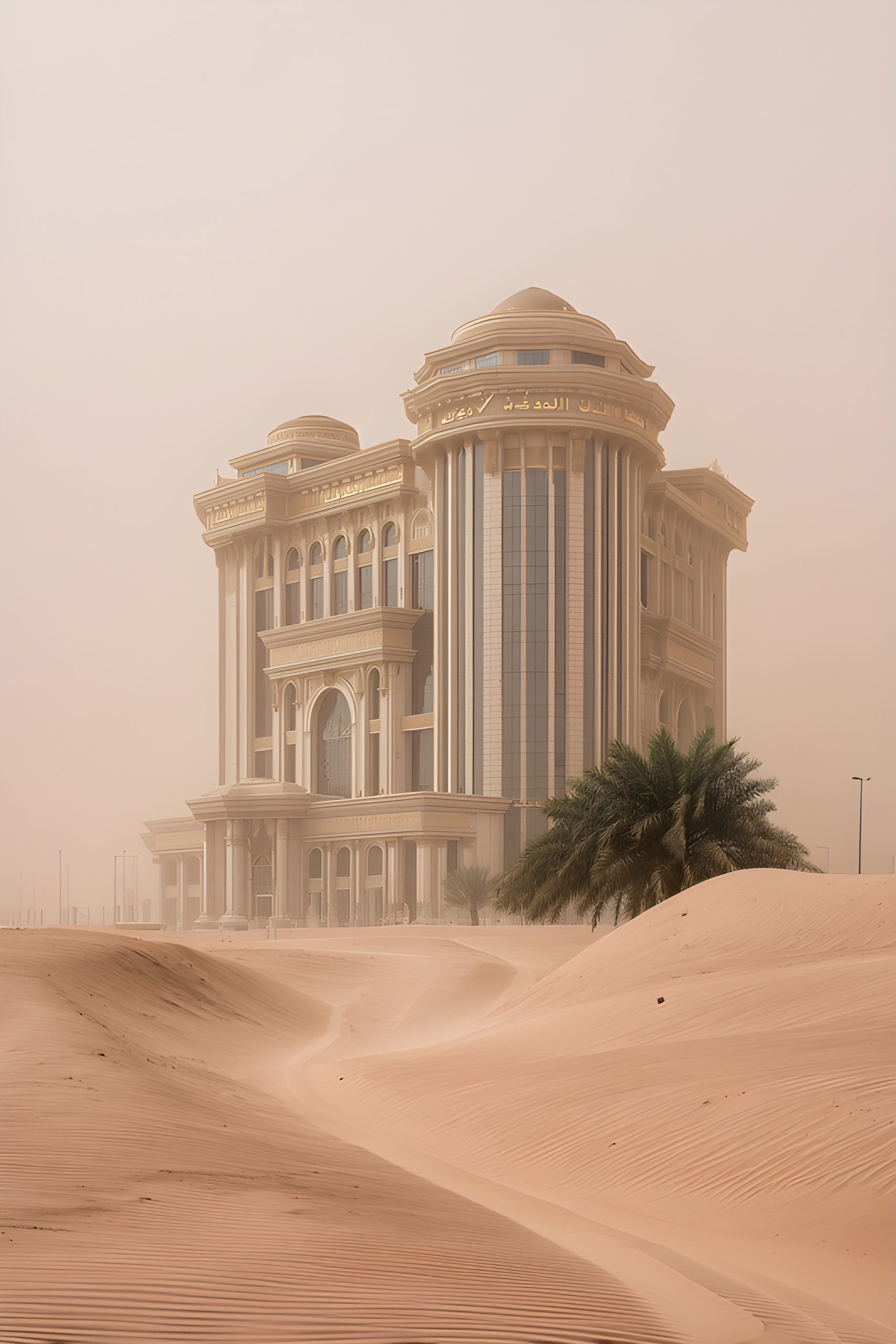 Desert Palace in Sandstorm