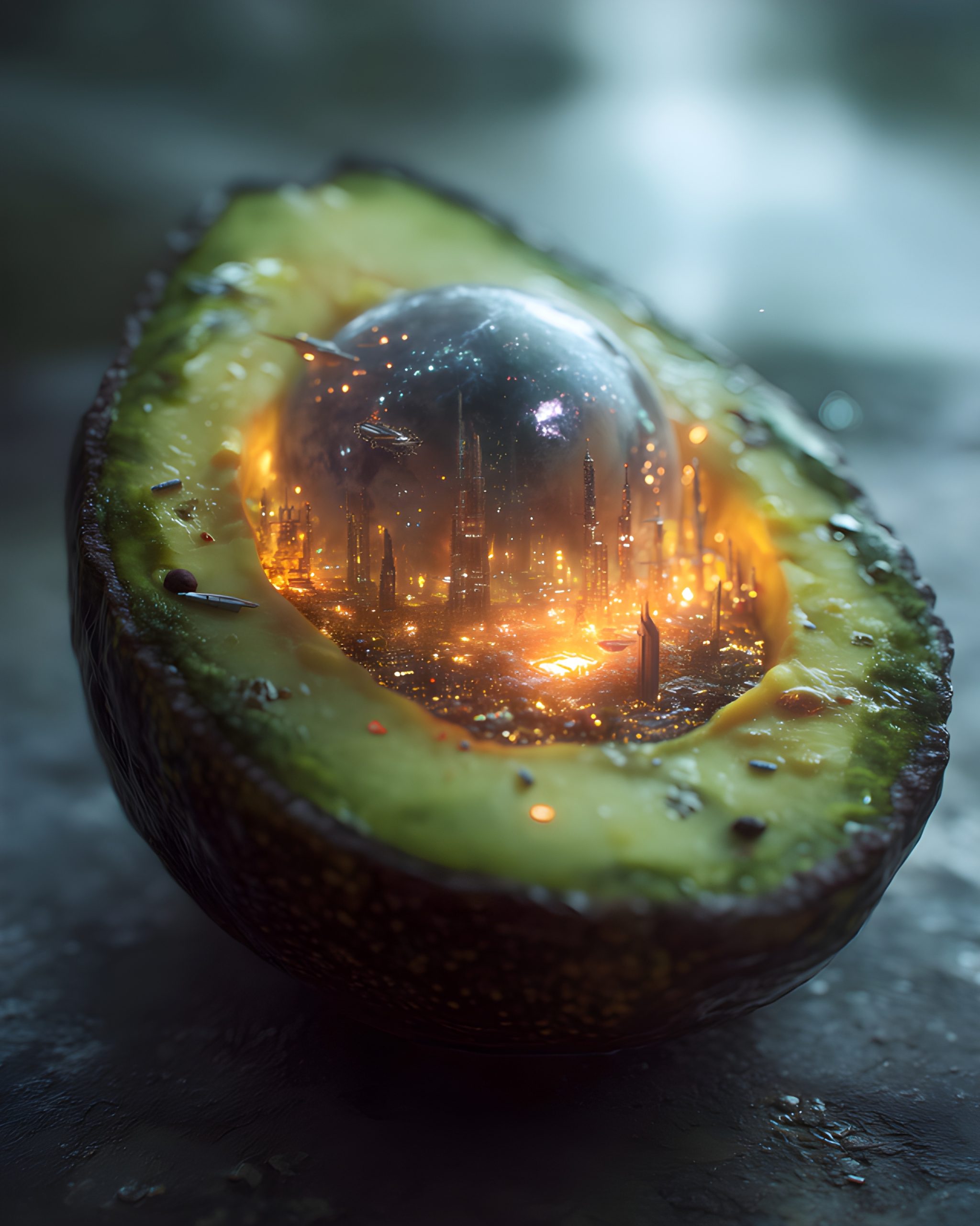 Avocado Cityscape