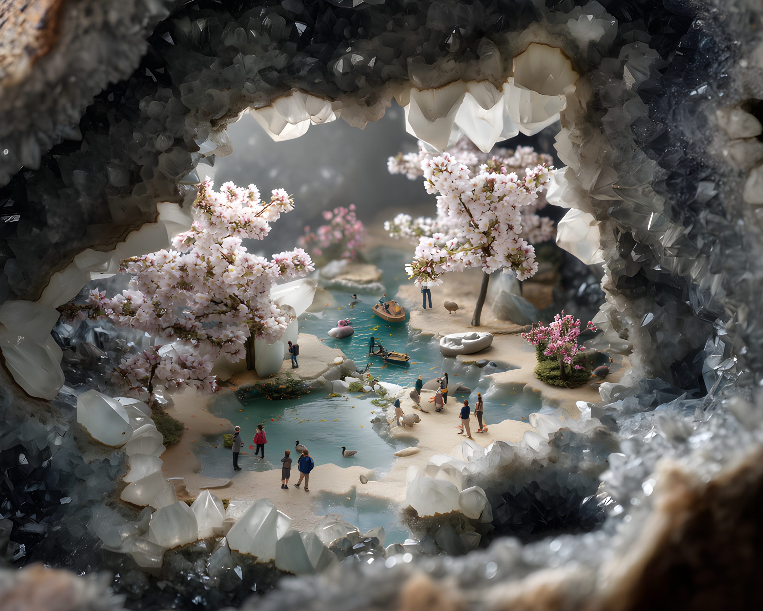Crystal Cave Miniature World