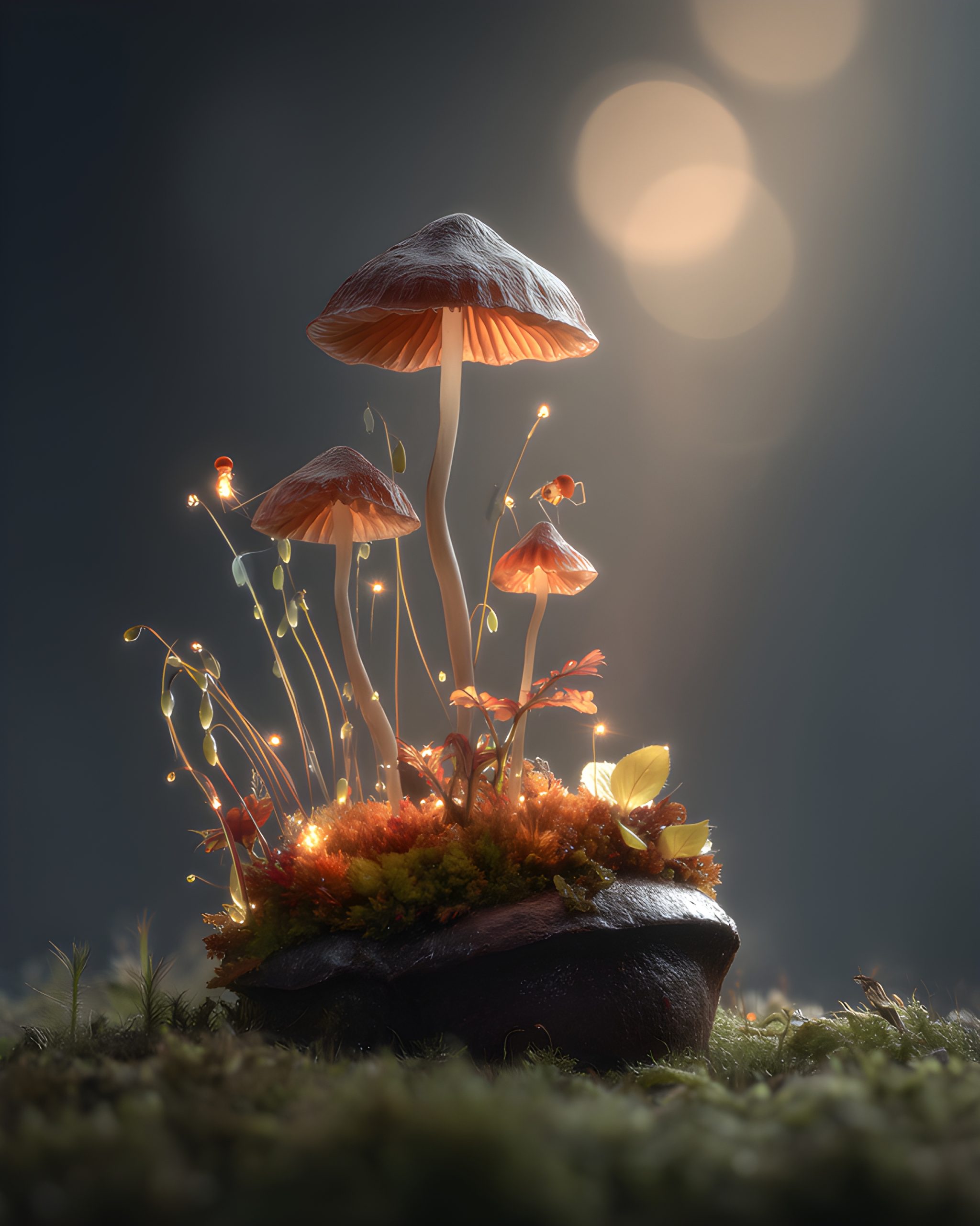 Enchanted Mushroom Grove Glow