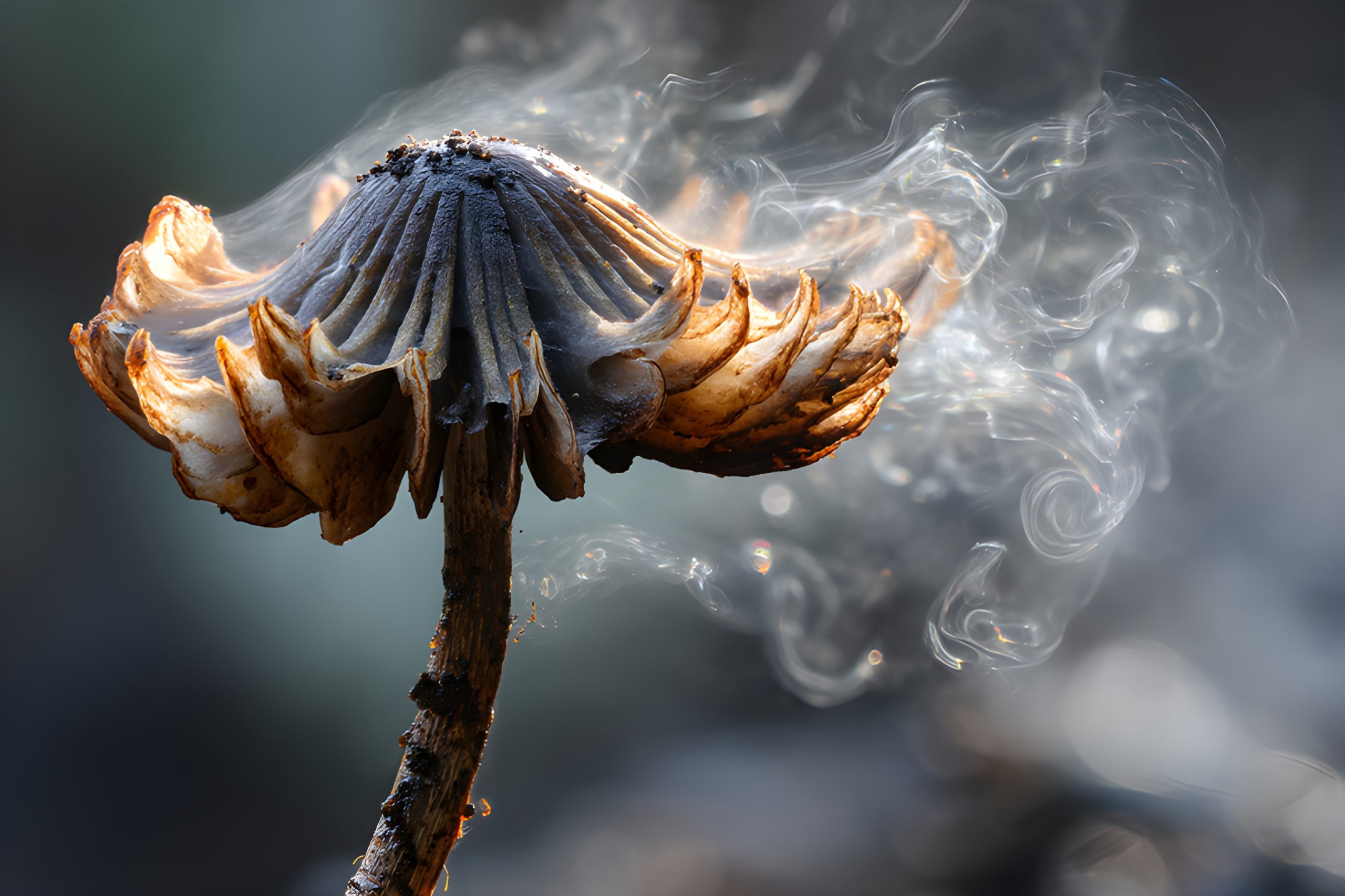 Mushroom Smoke Ephemeral Beauty
