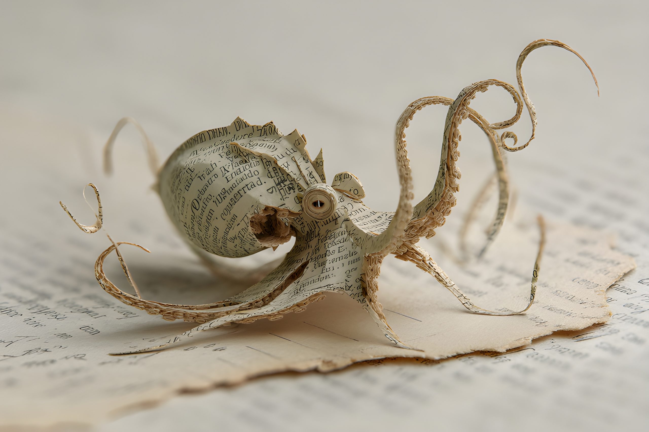 Paper Octopus Literary Art