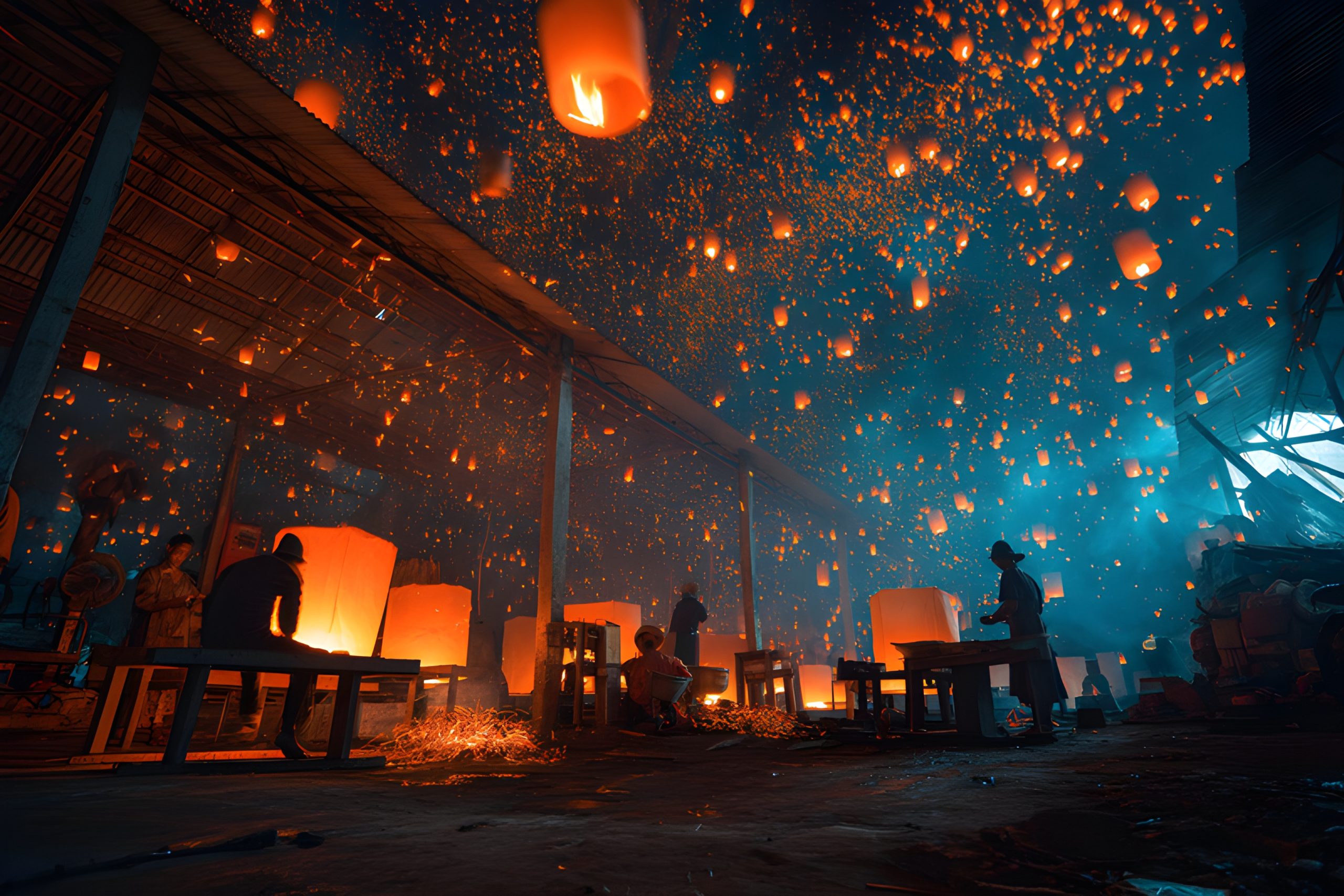 Night Sky Lantern Festival