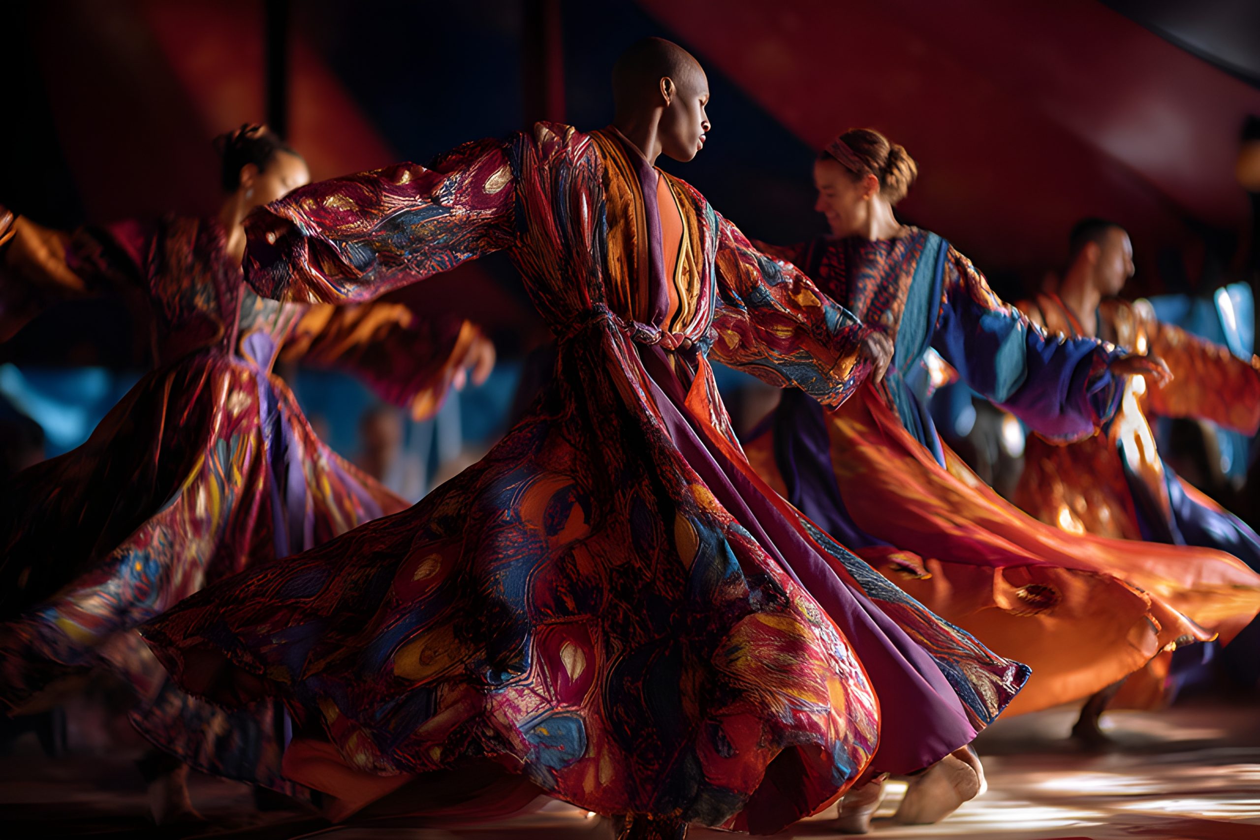 Whirling Dervishes in Motion