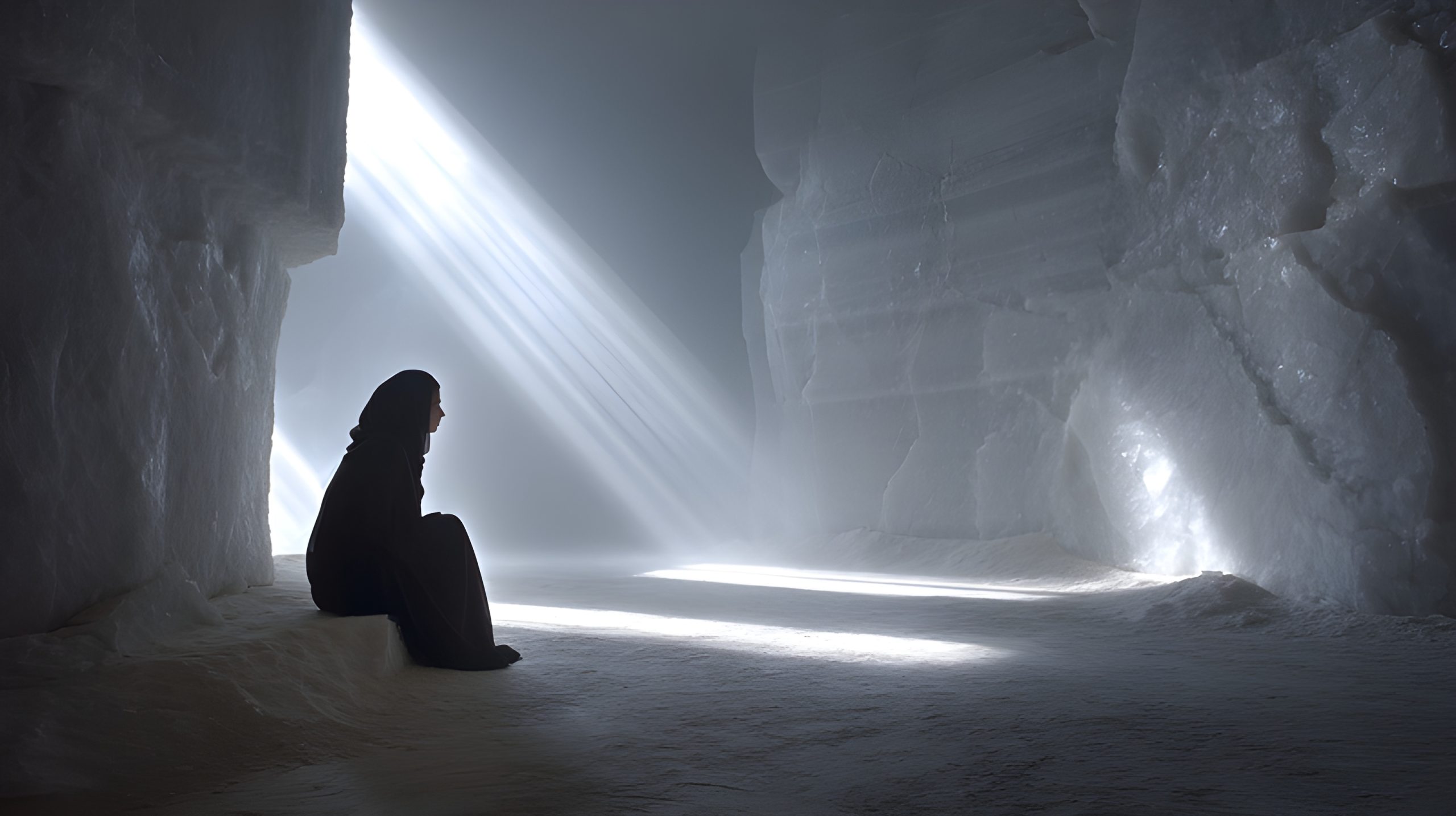 Ice Cave Solitude