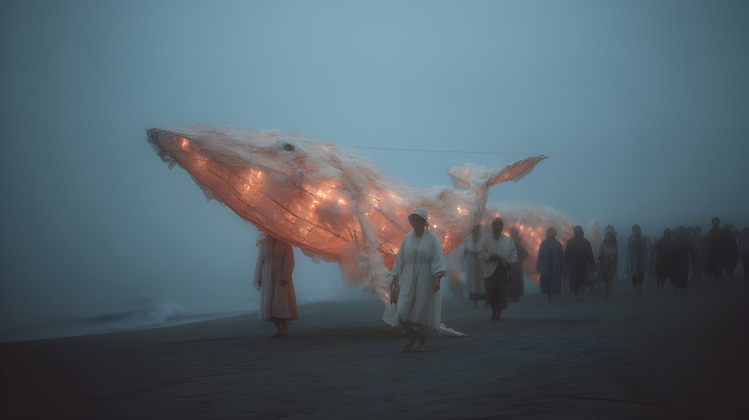 Luminous Whale Procession