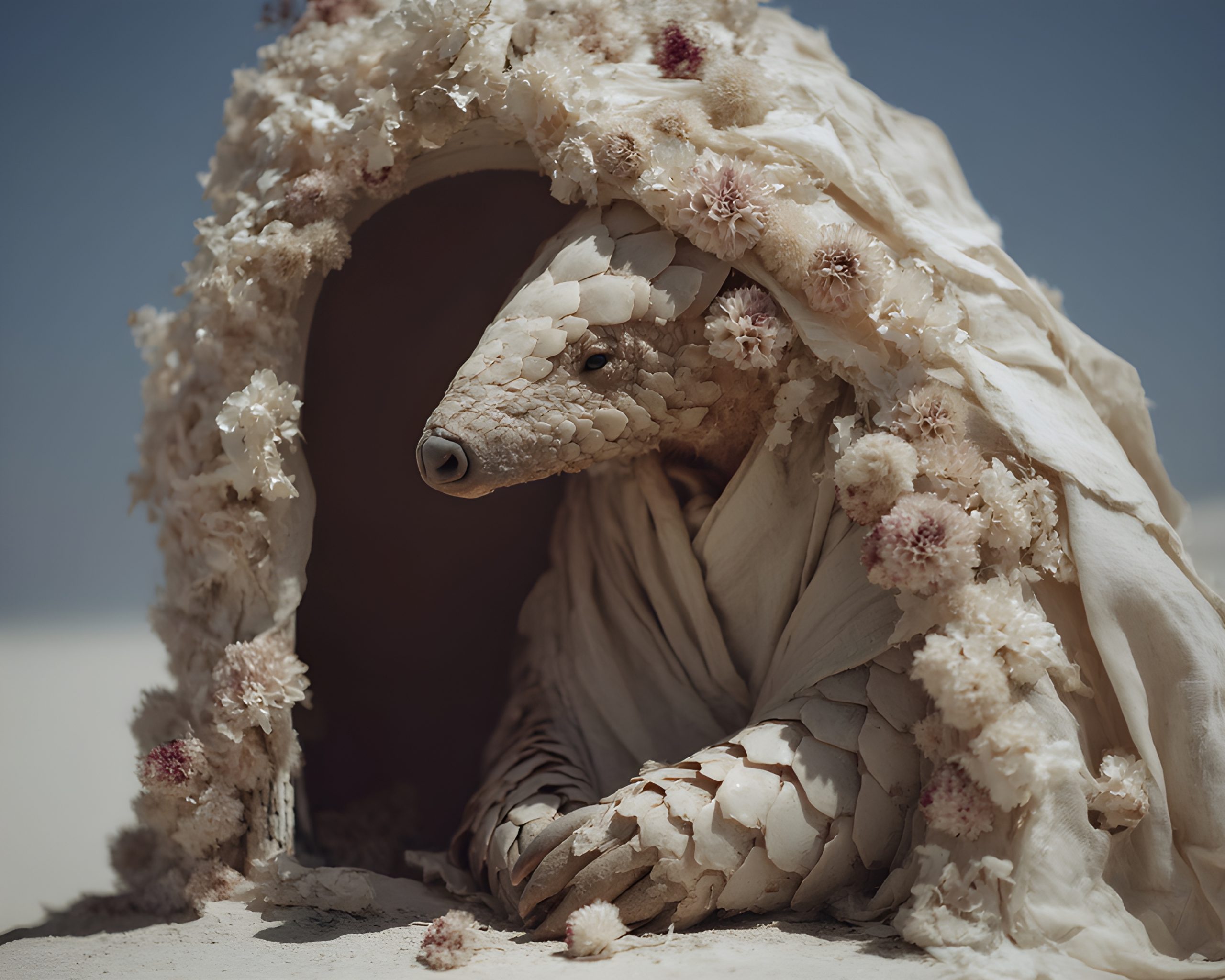 Pangolin’s Floral Sanctuary