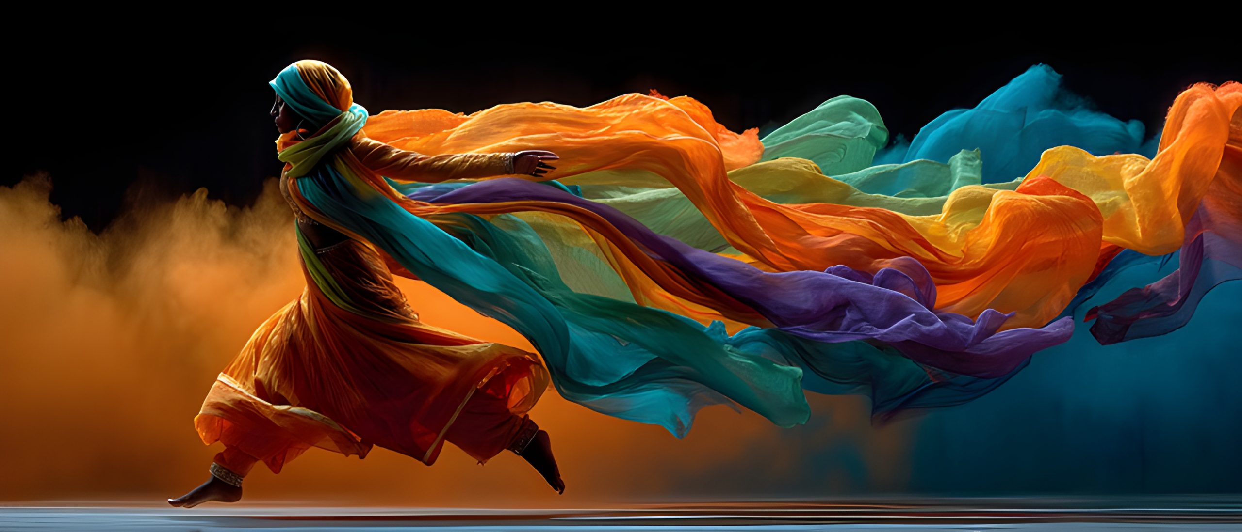 Rainbow Flight of the Dancer