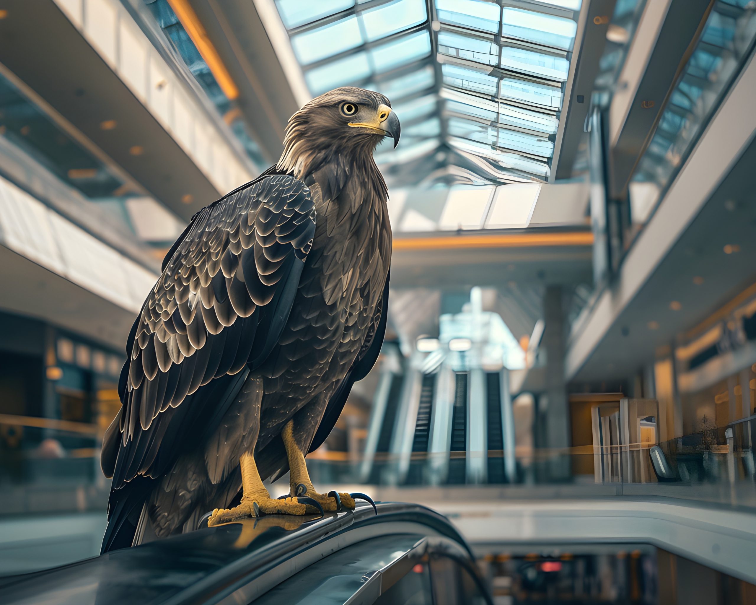 Eagle in the Shopping Mall