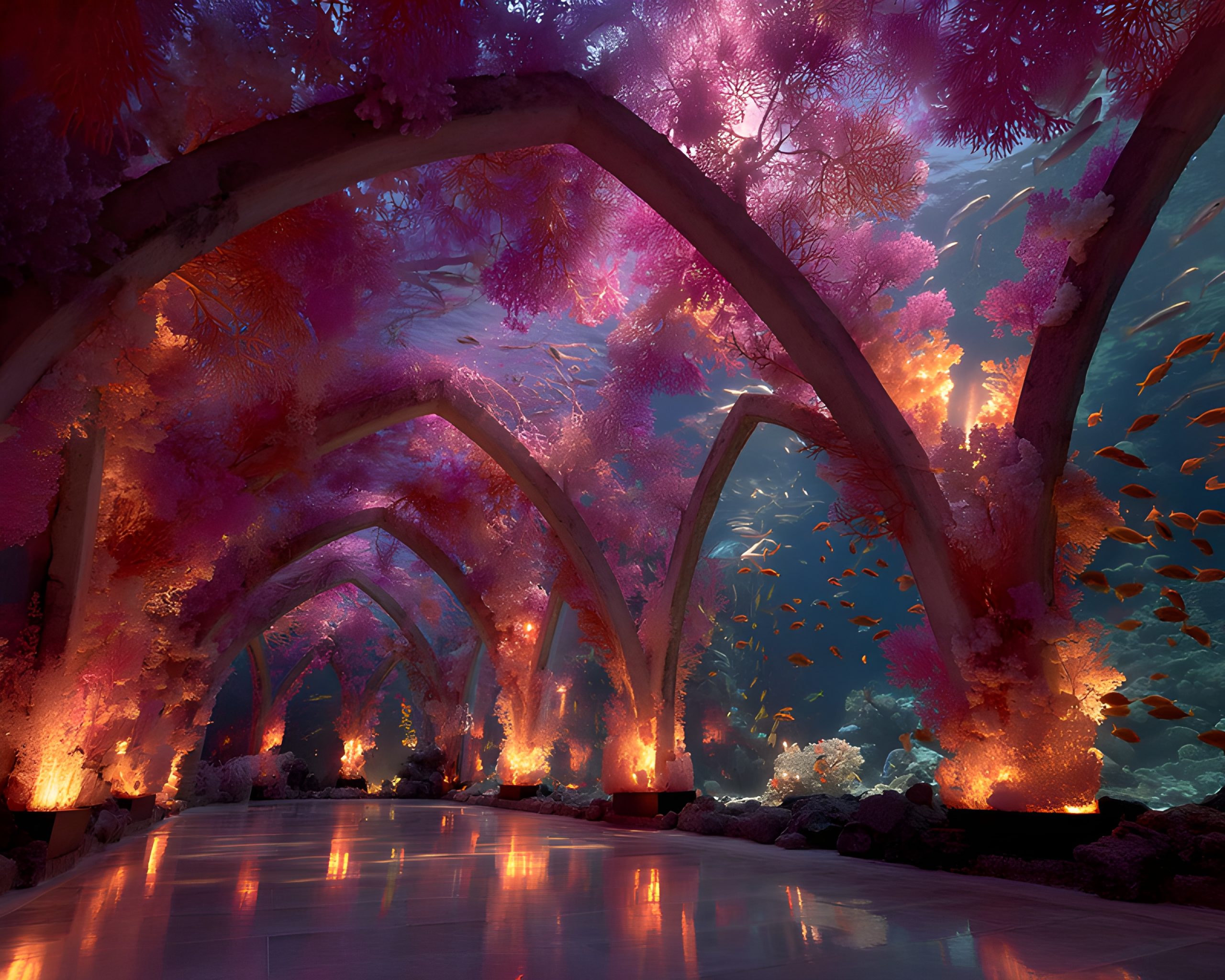 Submerged Coral Cathedral