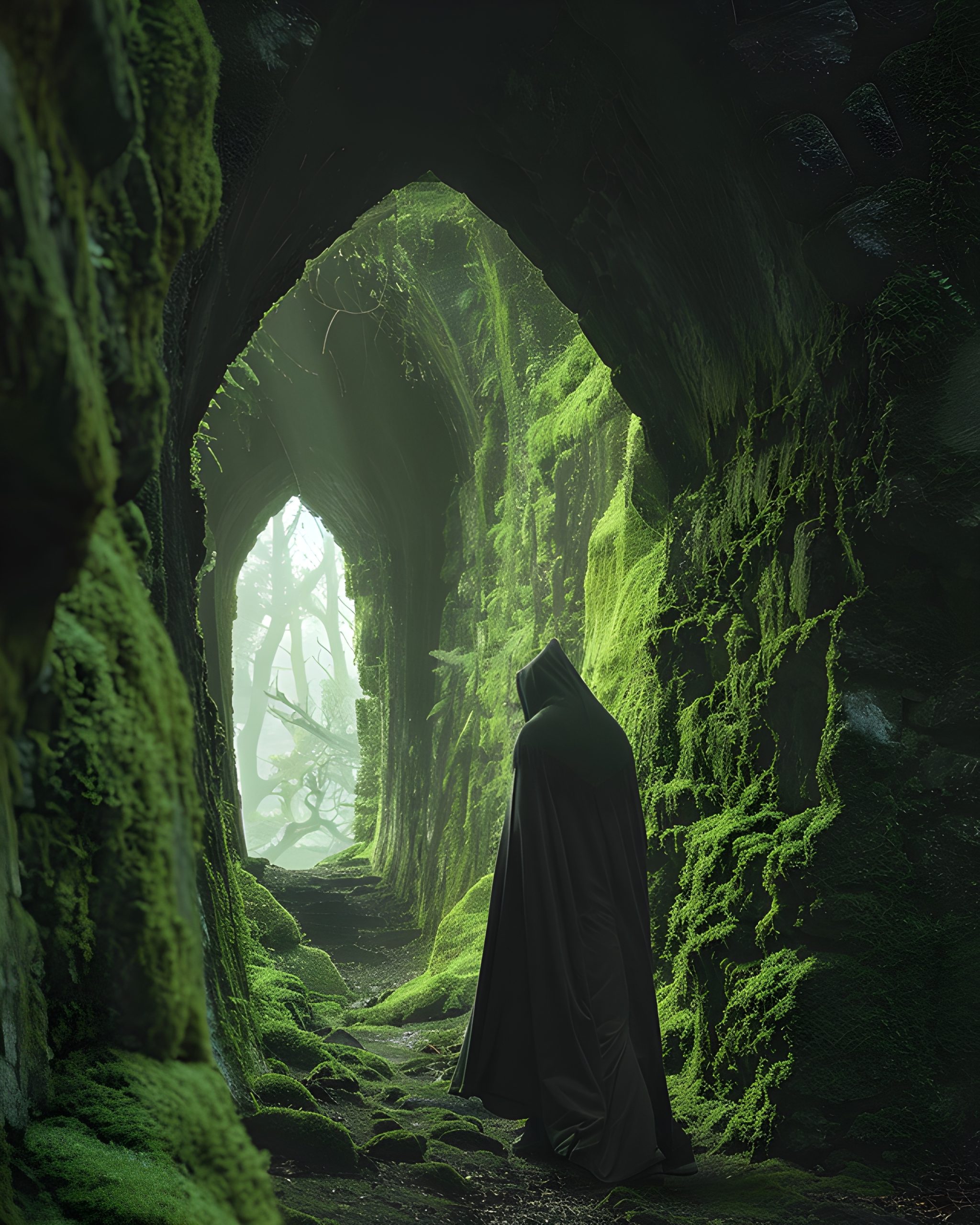 Moss-Covered Passage to Mystery