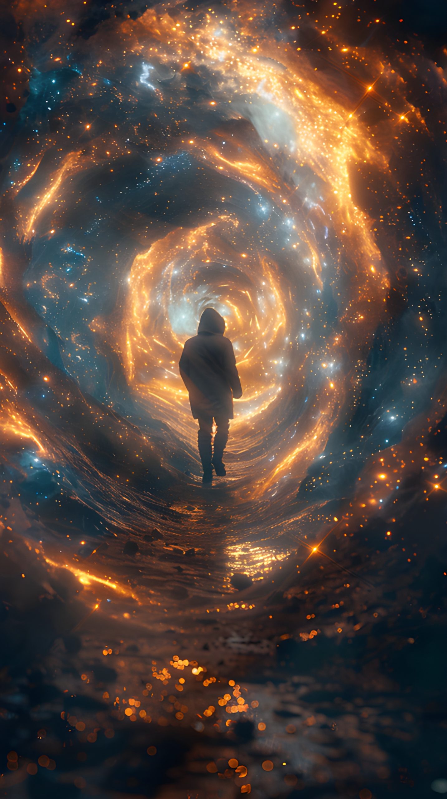 Cosmic Journey Through Nebula