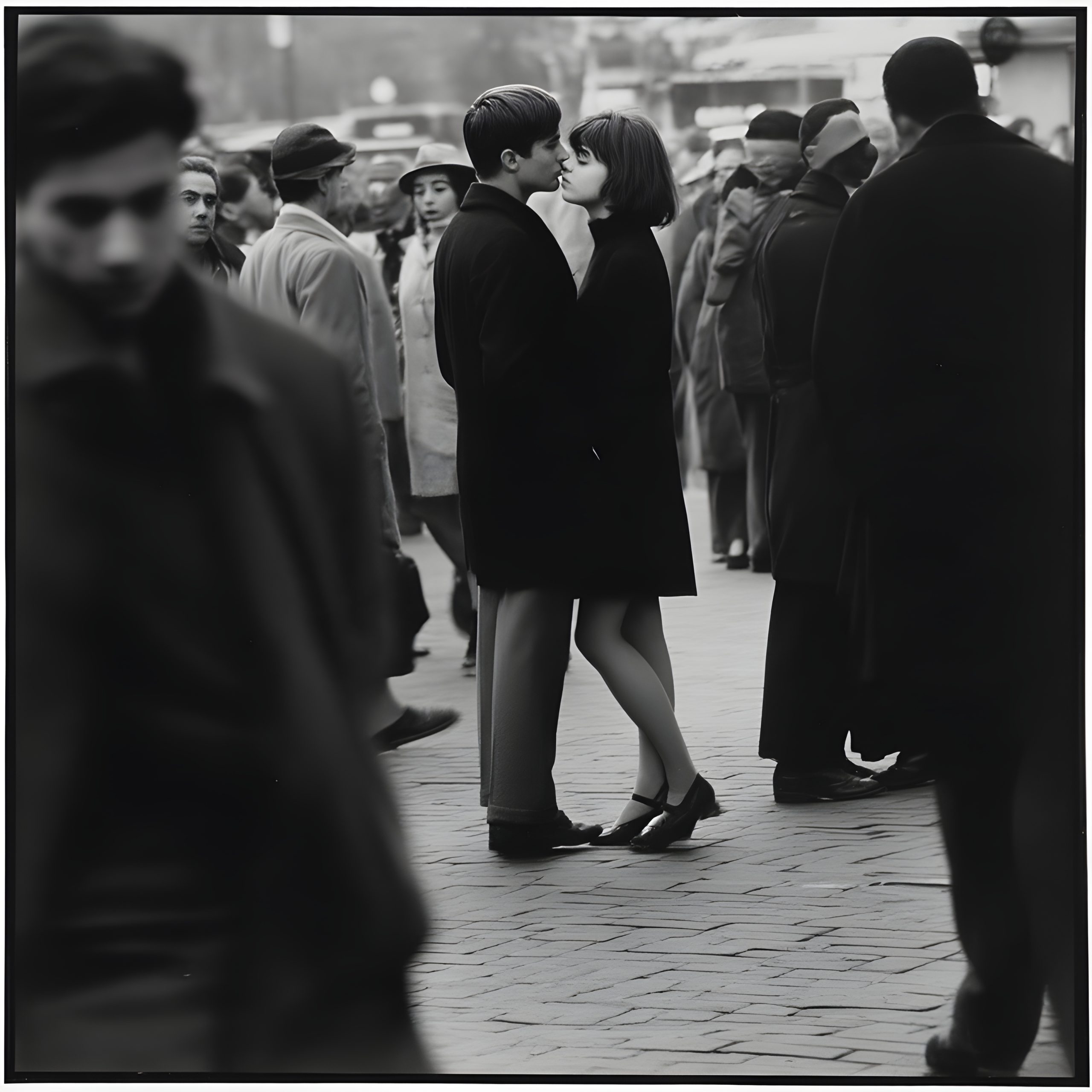 Street Kiss, 1960s New York