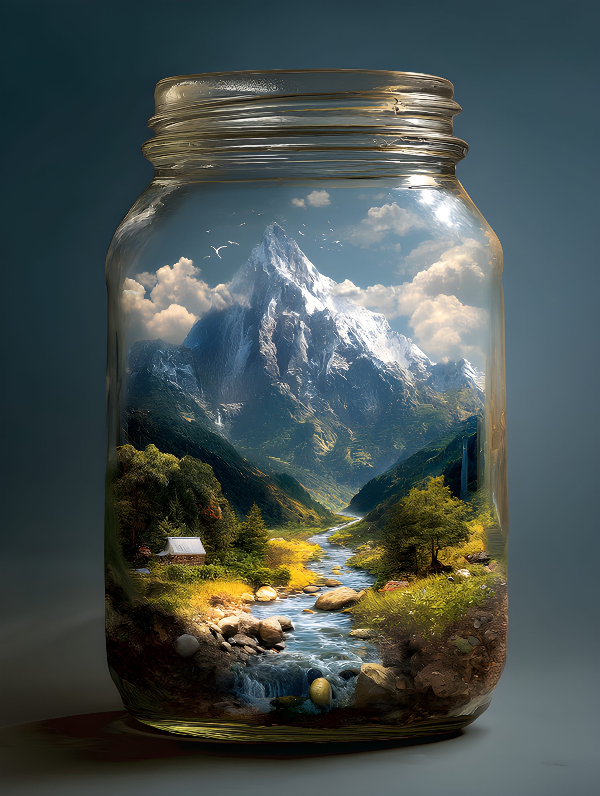 Mountain Majesty in a Jar