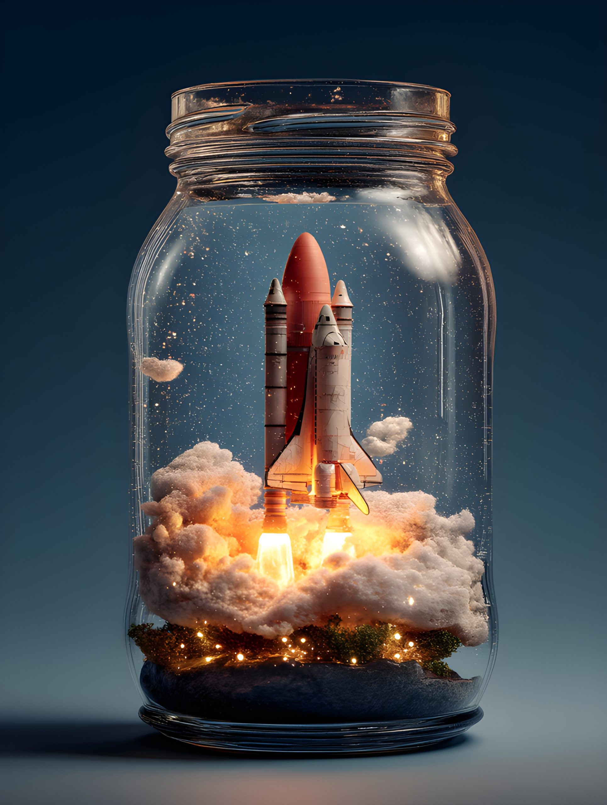 Space Shuttle in a Jar