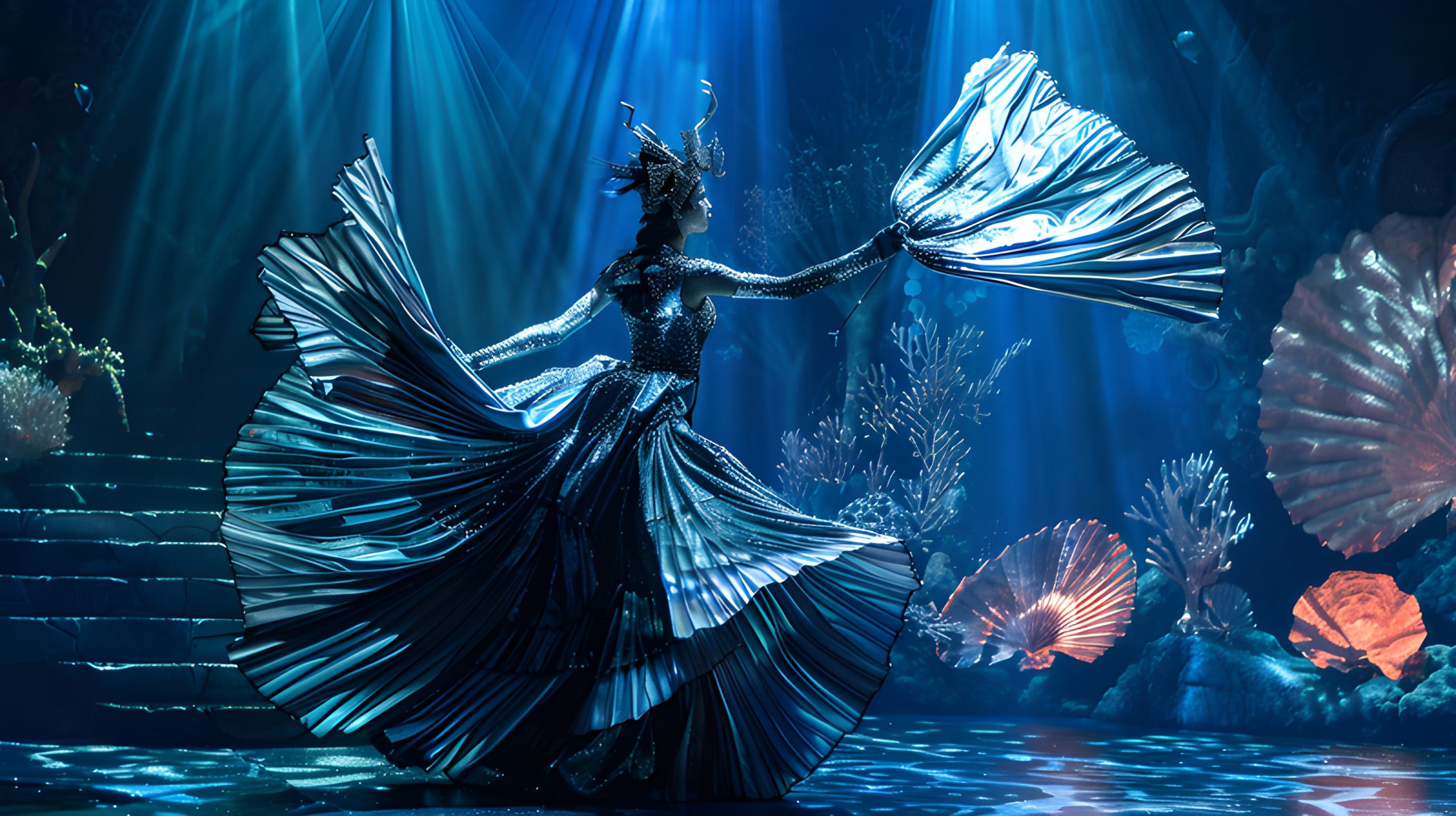 Shimmering Underwater Dance