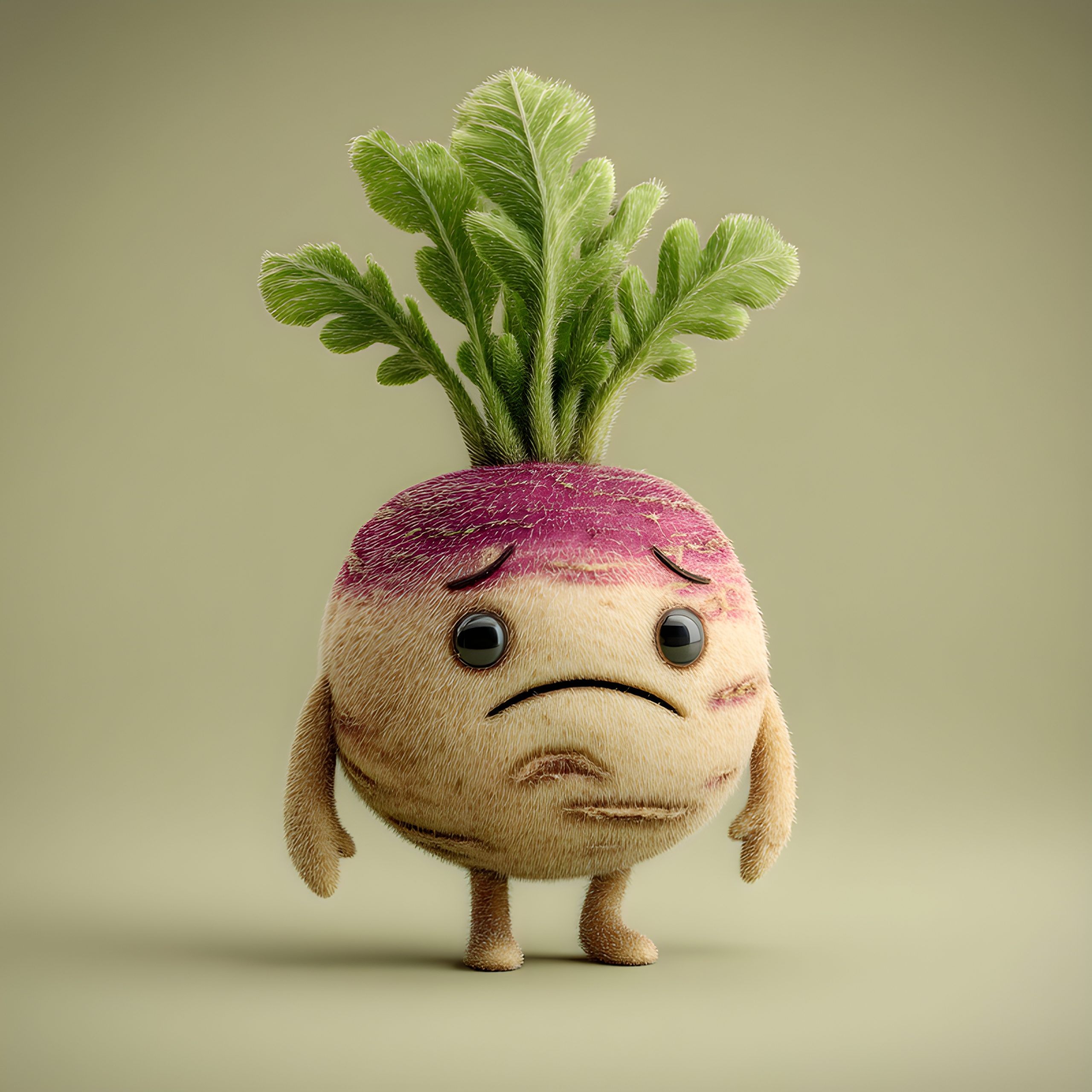 Fuzzy Sad Turnip