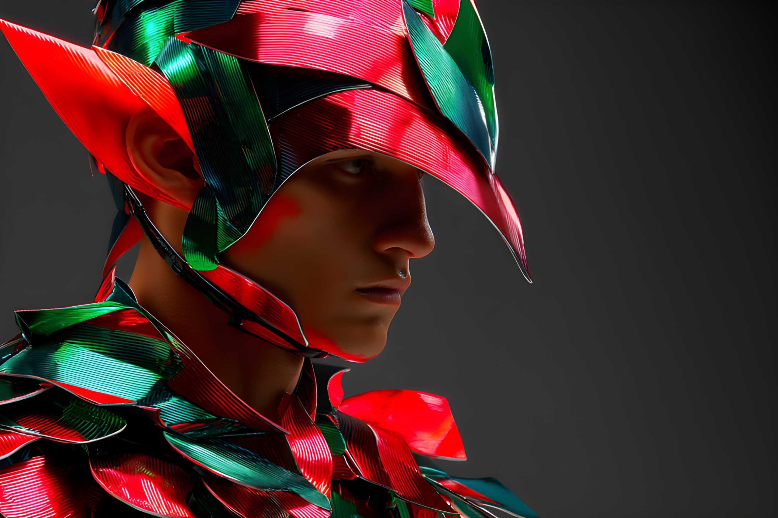 Lenticular Red Green Fashion